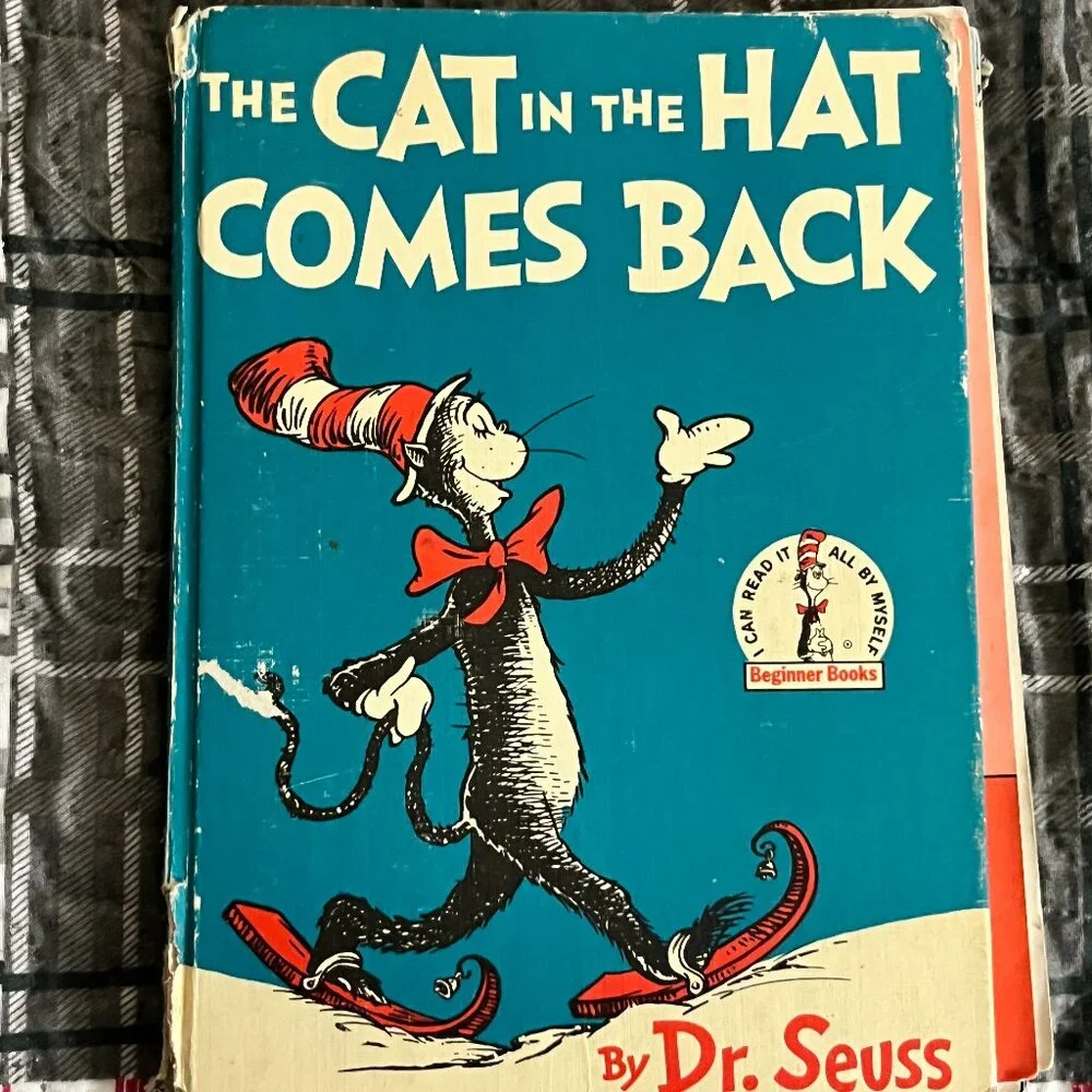 DR SEUSS The Cat In The Hat Comes Back Childrens‎ Book Hardcover Vintage